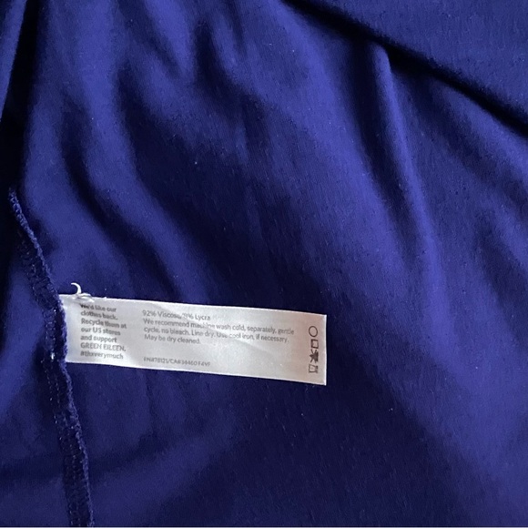 EILEEN FISHER | Women’s Soft Jersey Round Neck Curved Hem Top Size XL - Picture 7 of 7